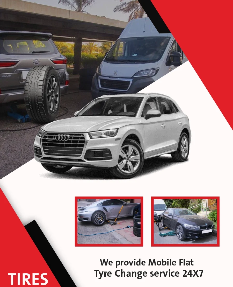 خدمة تغيير الإطارات في ابوظبي